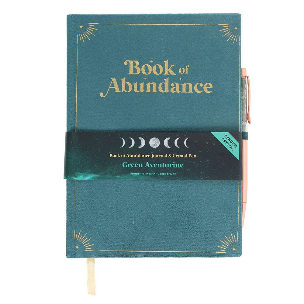 Book of Abundance Journal & Crystal Pen Set