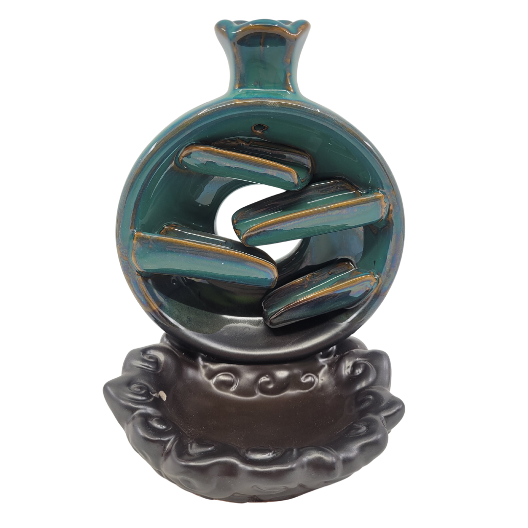 Ceramic Zen Circle Backflow Cone Burner