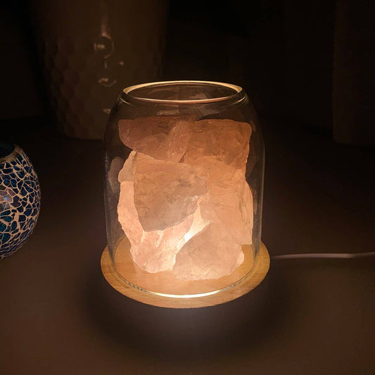 AURORA Crystal Essential Oil Diffuser | Rose Quartz 500g