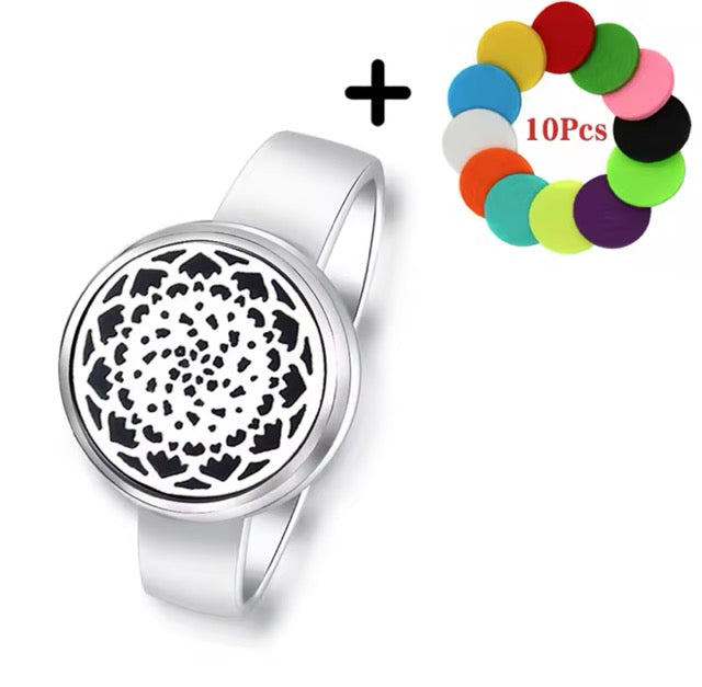 Adjustable Essential Oil Stainless Steel Ring