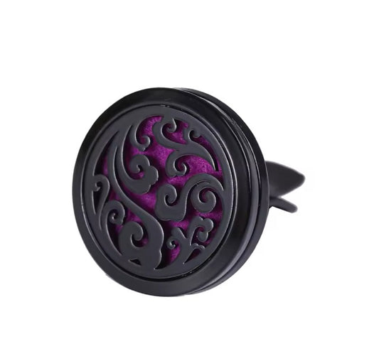 Swirl Stainless Steel Essential Oil Car Diffuser