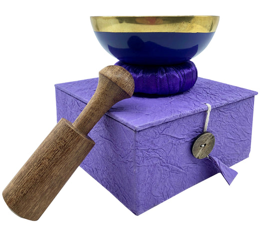 The Chakra Singing Bowl Purple Crown